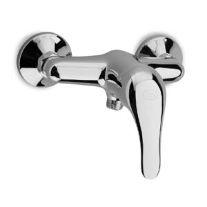 MISCELATORE MONOCOMANDO PER DOCCIA ESTRNO A PARETE SERIE ECOLINE