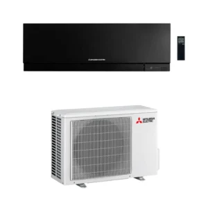 Mitsubishi MSZ-EF Kirigamine Zen Climatizzatore a parete monosplit inverter Wi-Fi, nero | unità esterna 2.5 kW unità interna 9000 BTU