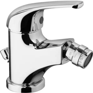MISCELATORE MONOCOMANDO PER BIDET CON SCARICO ,EROGAZIONE A DOCCETTA .SERIE 'NEW MILLENIUM