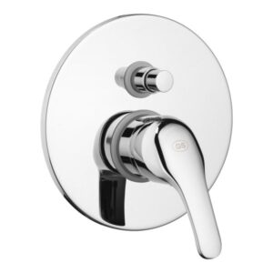 MISCELATORE MONOCOMANDO DA INCASSO PER VASCA CON DEVIATORE SERIE ECOLINE