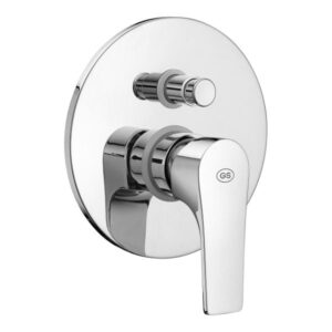 MISCELATORE MONOCOMANDO DA INCASSO PER VASCA CON DEVIATORE SERIE SLIM
