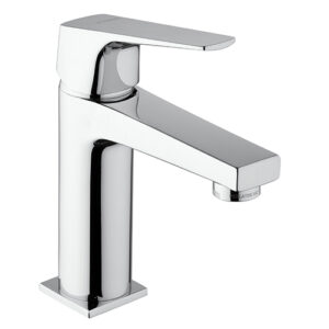 MISCELATORE MONOCOMANDO PER BIDET CON SCARICO EROGAZIONE A DOCCETTA ORIENTALE SERIE QUADRAMIX