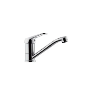 MISCELATORE MONOCOMANDO PER LAVELLO MONOFORO,BOCCA FISSA GIREVOLE SERIE 'NEW MILLENIUM