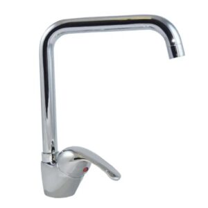 MISCELATORE MONOCOMANDO PER LAVELLO MONOFORO ,BOCCA QUADRATA GIREVOLE SERIE NEW MILLENIUM